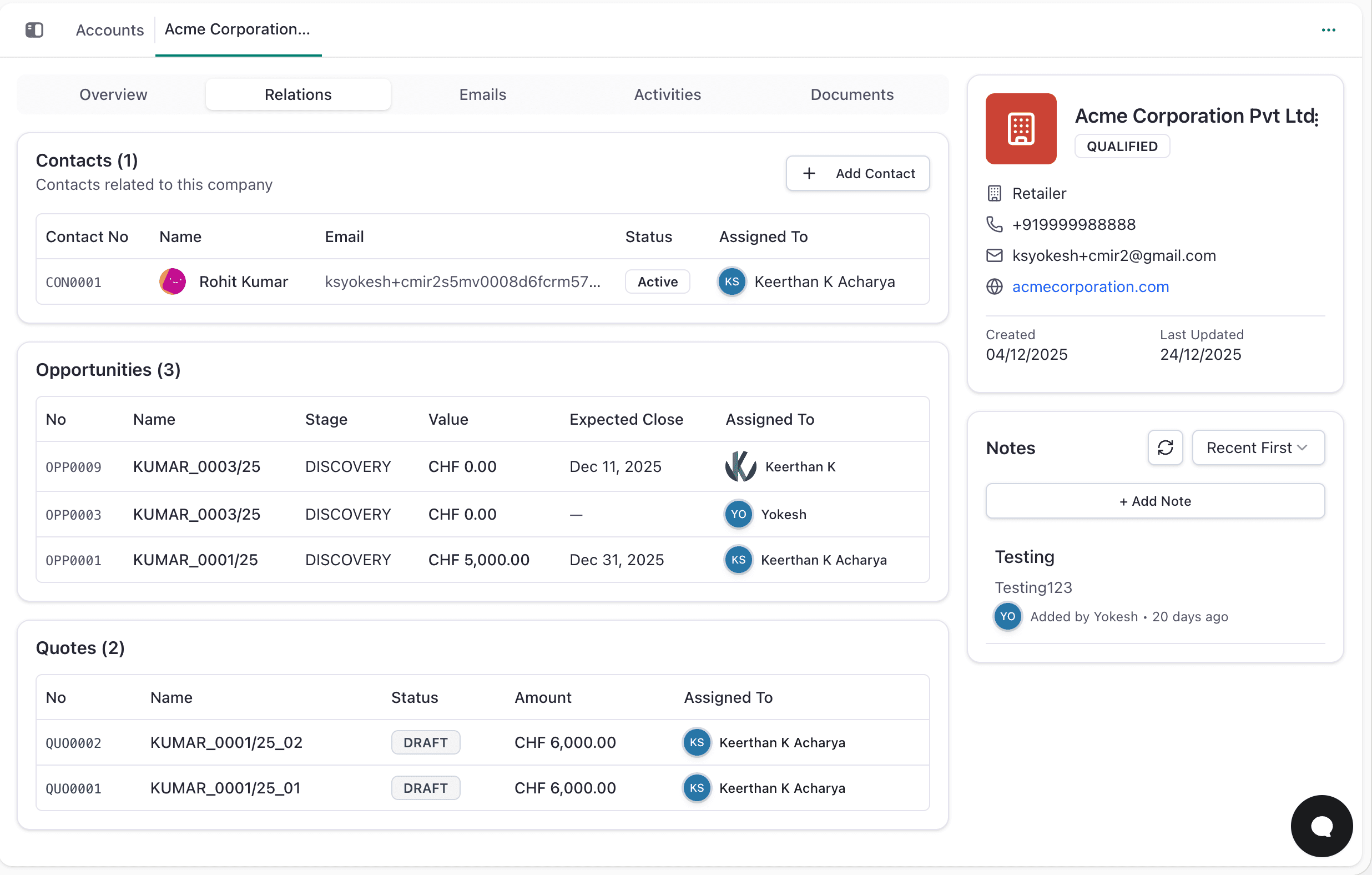 Companies Module Overview