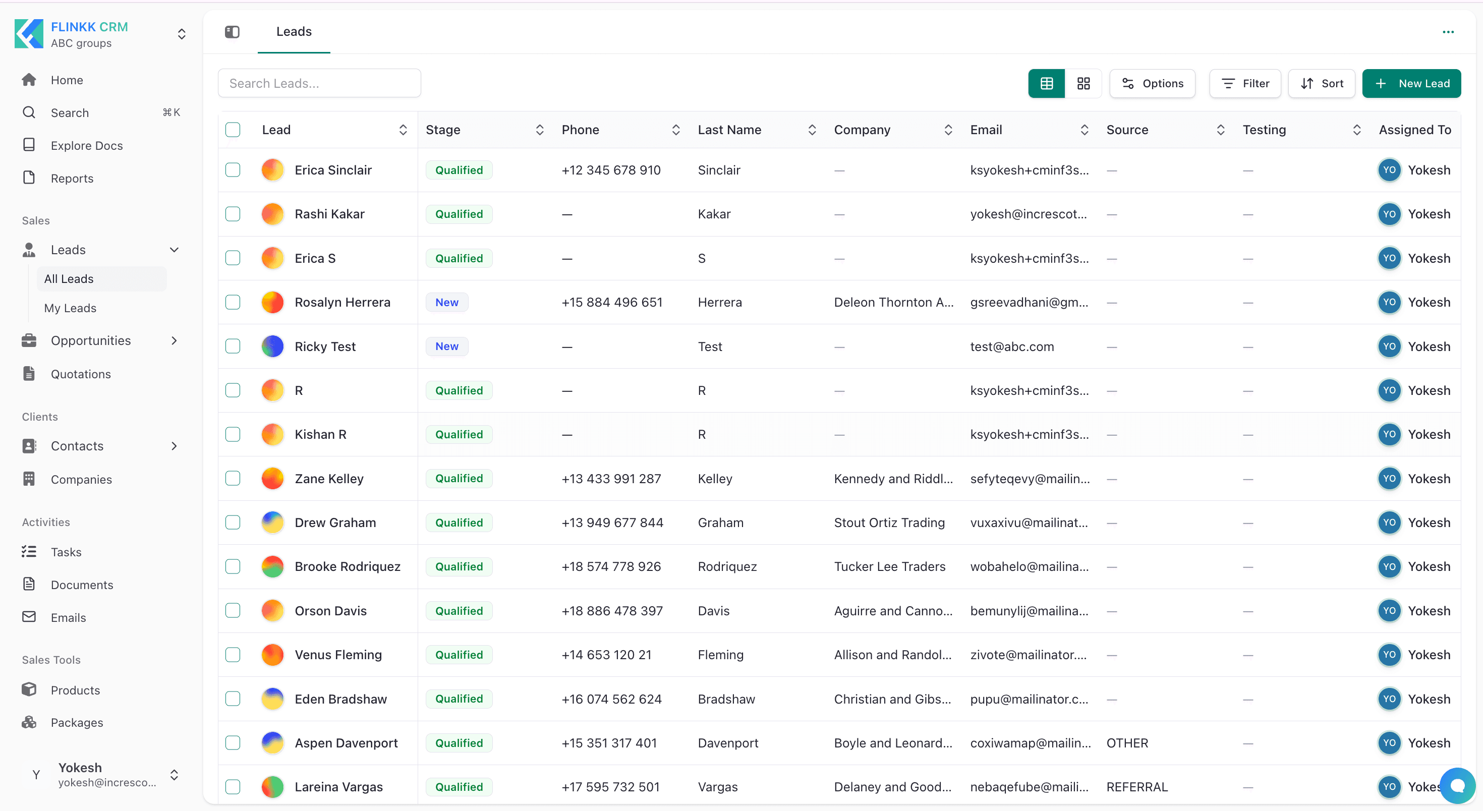 Leads Module Overview