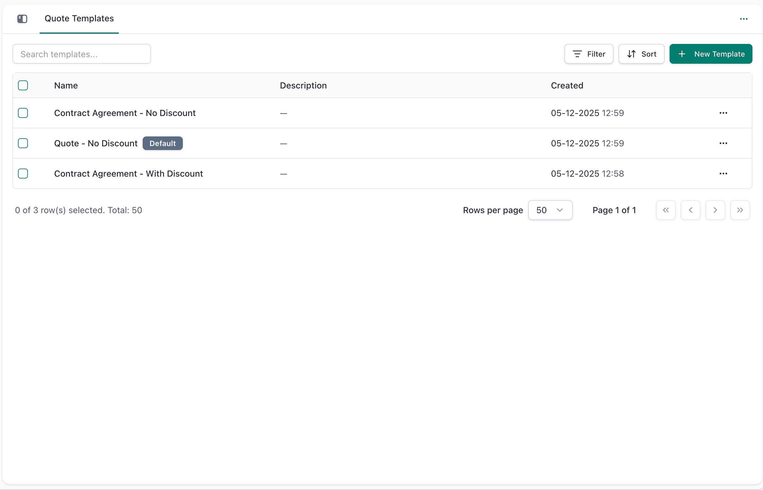 Quote Templates Overview
